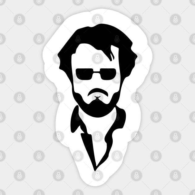 Rajinikanth Figure Tamil Kollywood Rajinikanth Sticker TeePublic